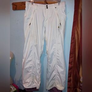 Burton antique White Snowpants ladies Small